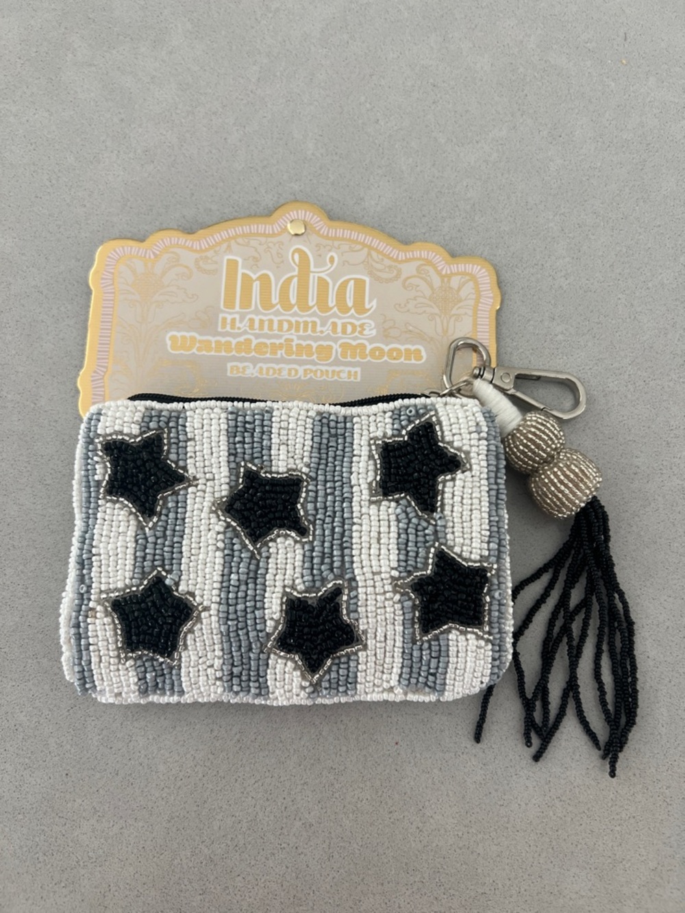 Beaded coin purse pouch
